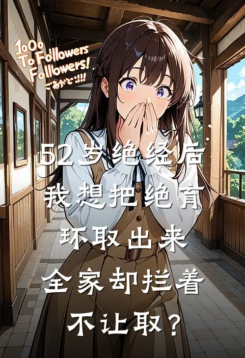 52岁绝经后，我想把绝育环取出来，全家却拦着不让取？