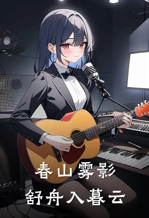 春山雾影，舒舟入暮云